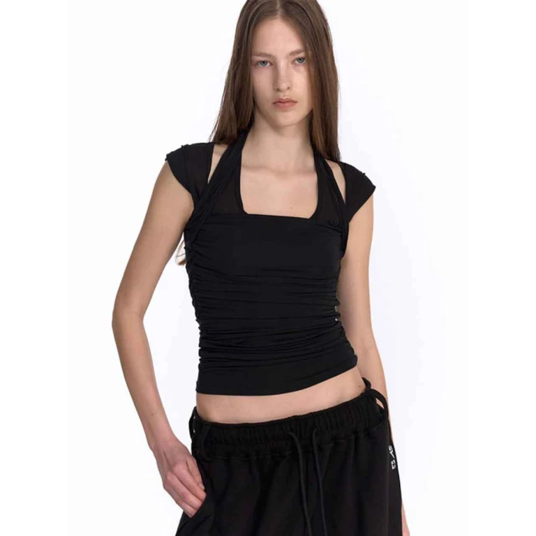 ZEN HOODIE TANK (BLACK)