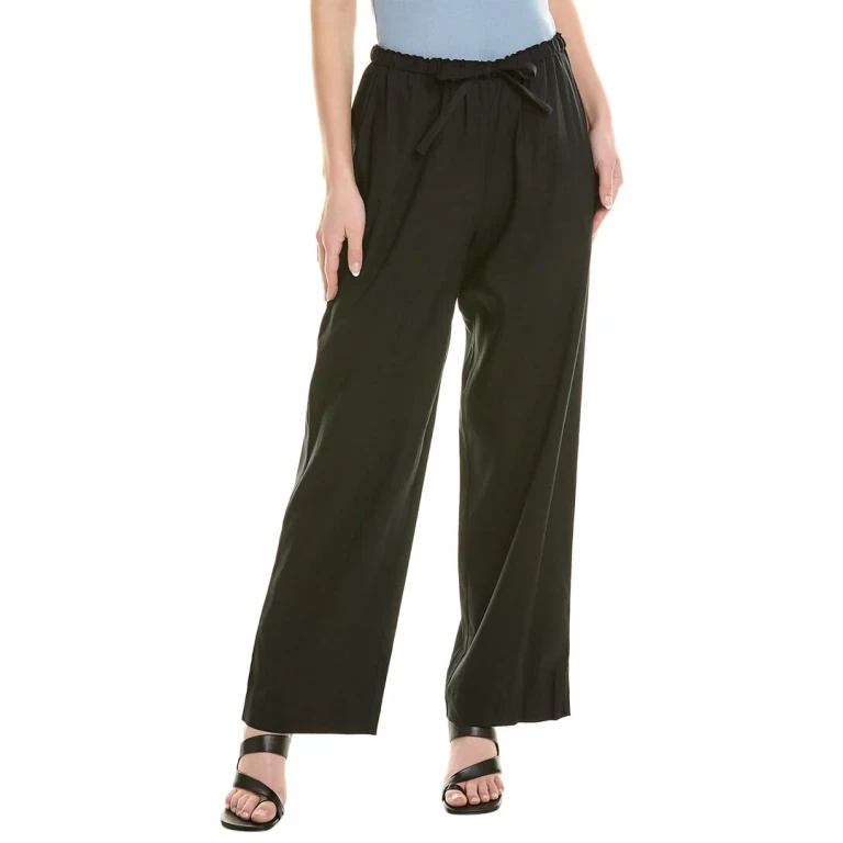 Linen-Blend Pant