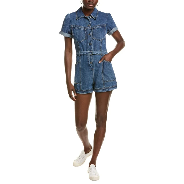 Denim Romper