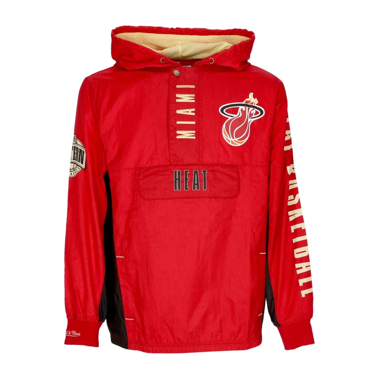Men's Removable Windbreaker Nba Team Og 2.0 Anorak Windbreaker Vintage Logo Miahea Original Team Colors