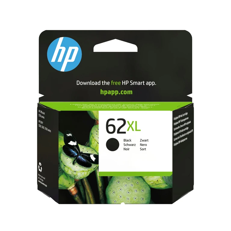 HP C2P05AE/62XL Printhead cartridge black high-capacity. 600 pages ISO