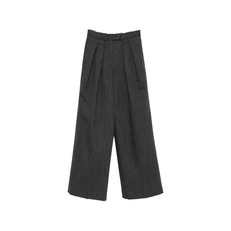 Nineinthemorning Sandra Pinstripe-pattern Pleated Tailored Trousers