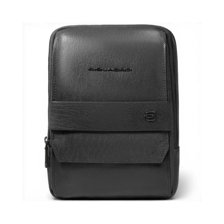 Borsello S141 Black Leather Man with iPad Mini Door