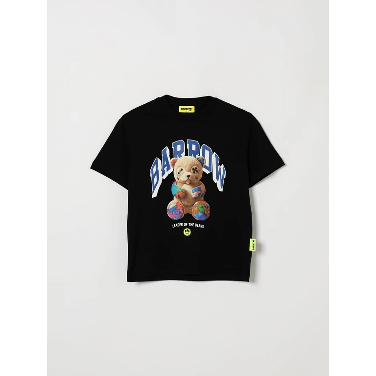 Teddy Bear Print Cotton Jersey T-shirt for Boys (F6BKJUTH027110)