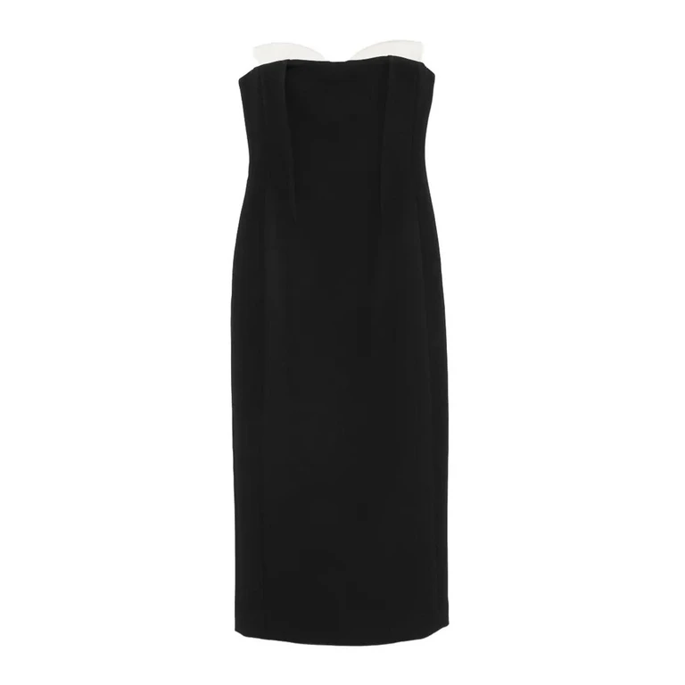 Robe Au Genou - Noir (5261335SSBLACKMULTI)