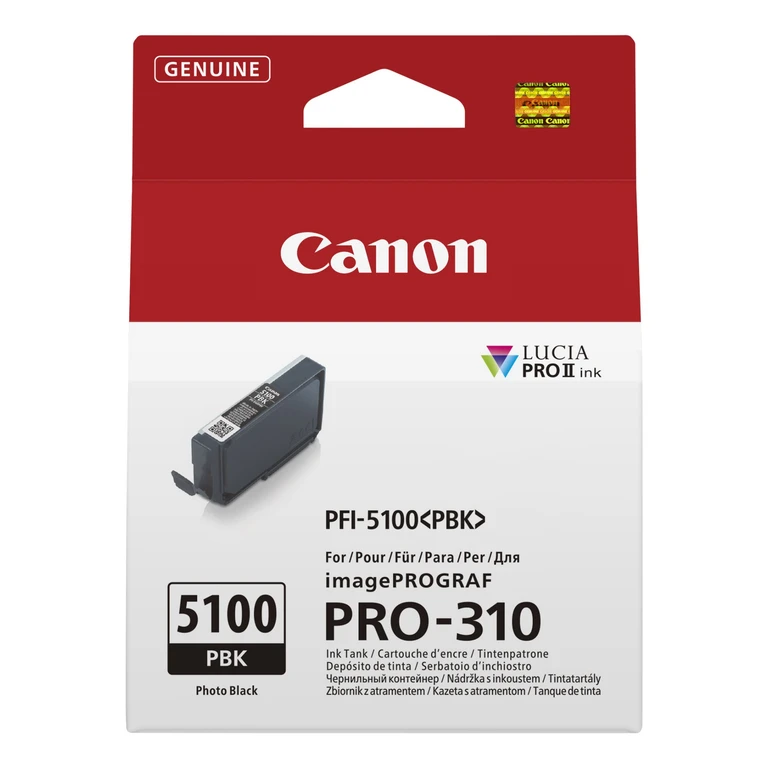 6952C001/PFI-5100PBK Ink cartridge black pigmented 450 Photos 14