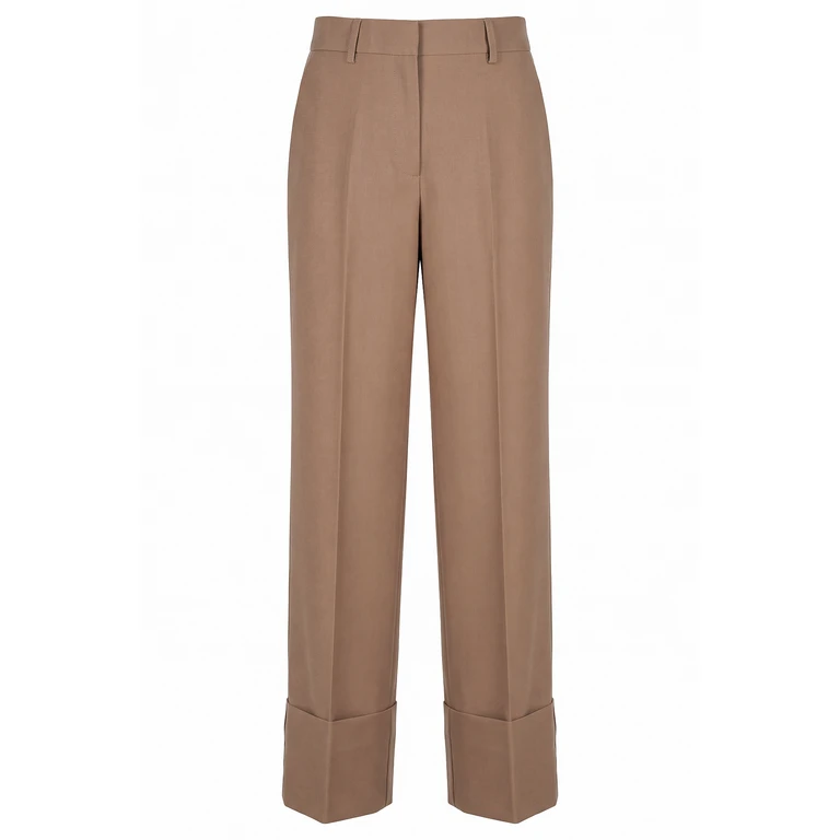 Trousers - 480318 - Cammello
