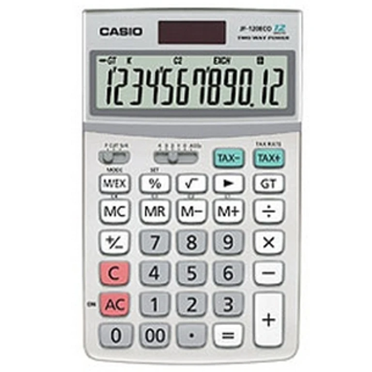 Casio JF-120 ECO calculator Desktop Display