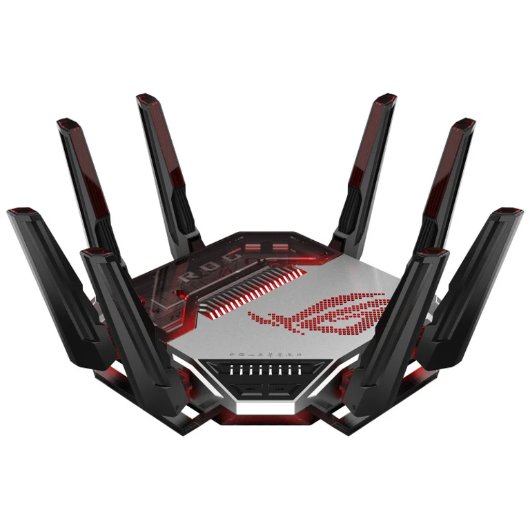 ROG Rapture GT-BN98 wireless router 10 Gigabit Ethernet Quad-band (2.4 GHz / 5 GHz-1 / 5 GHz-2 / 6 GHz) Black, White