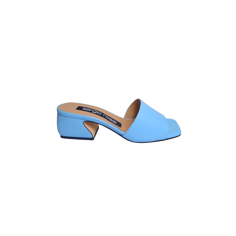 B12080-MNAN07-4788-110 Sergio Rossi Women's Blue Leather