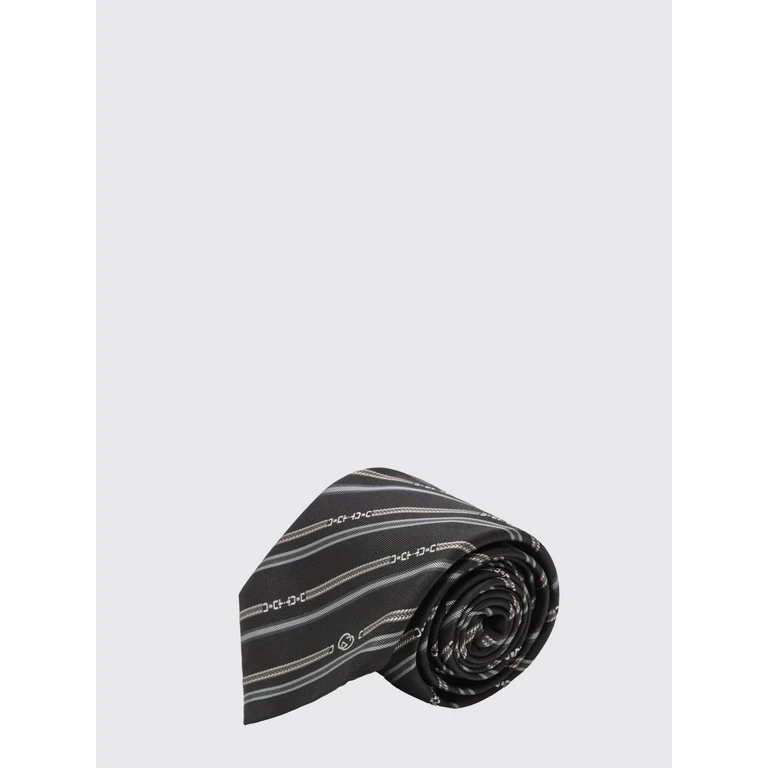 Silk Tie with Regimental Pattern and GG Jacquard Monogram (8741144E0091063)