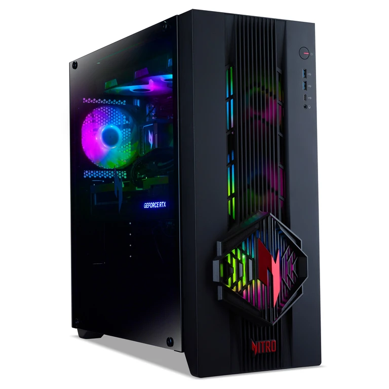 NITRO 70 N70X3D-100 - AMD Ryzen 7 9800X3D CPU, RTX 5080 GPU, 32GB, 2TB SSD, Gaming Desktop