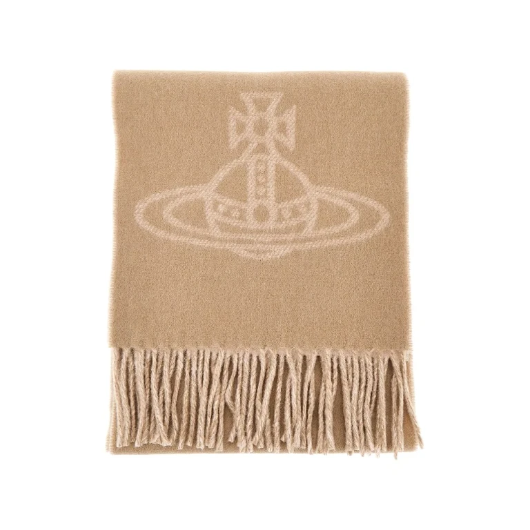 Single Orb double-face wool scarf Woman One Size
