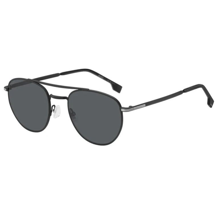 Grey Pilot Mens Sunglasses BOSS 1632/S 0003/IR 53