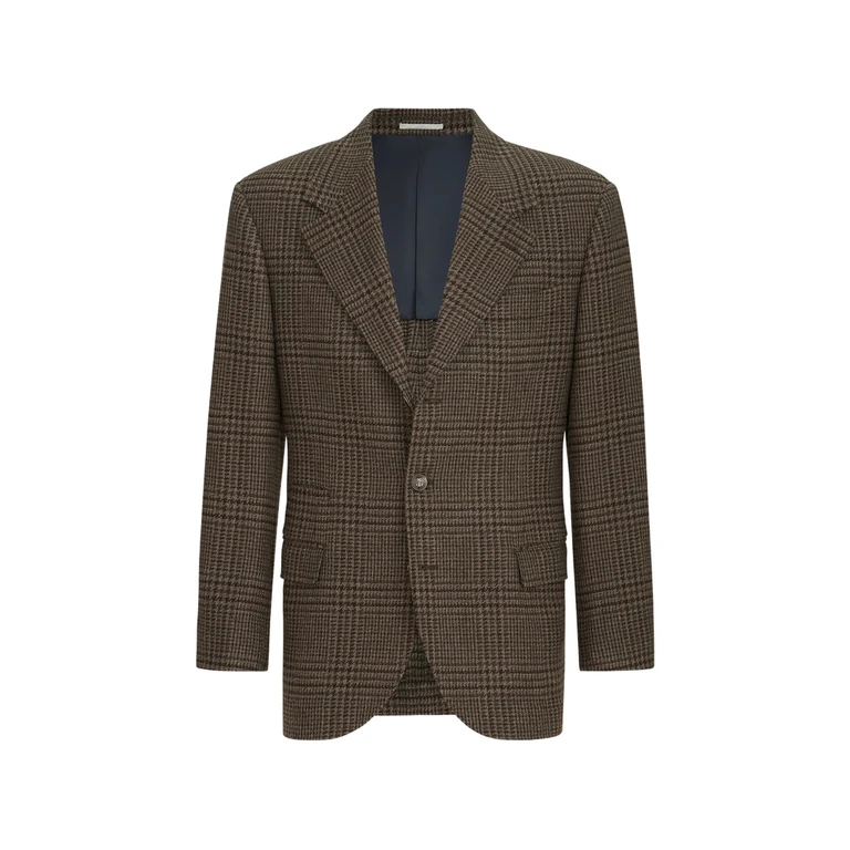 Cashmere Prince Of Wales Tailor Blazer