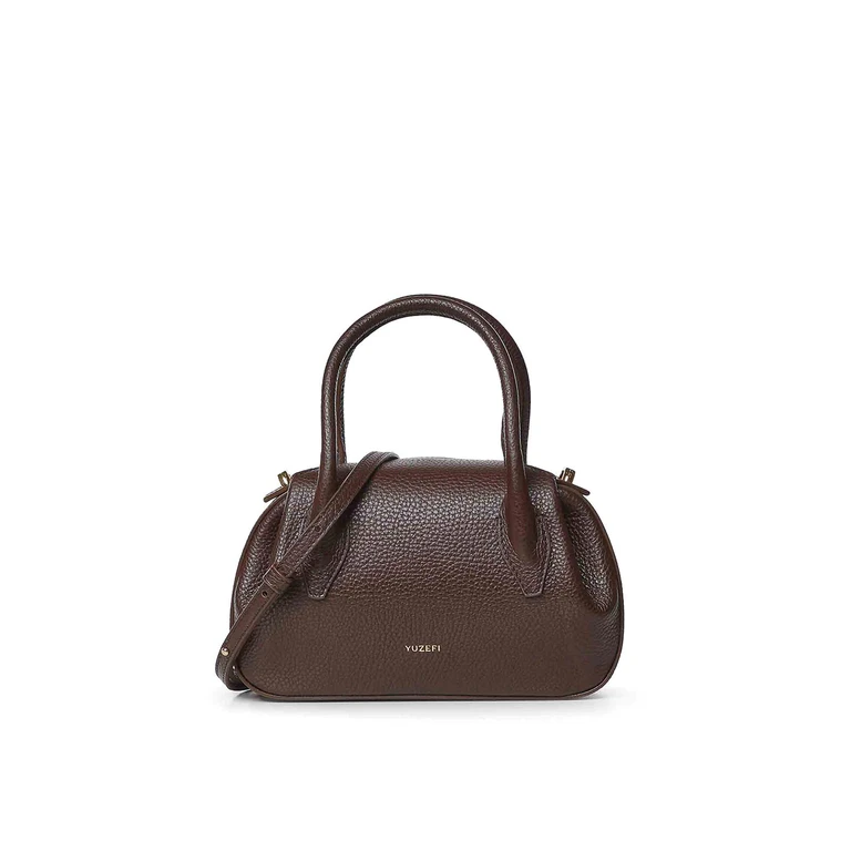 Pochette - Marron (OYSTERMINIDUFFLEPEBBLEGRAINLEATHER)