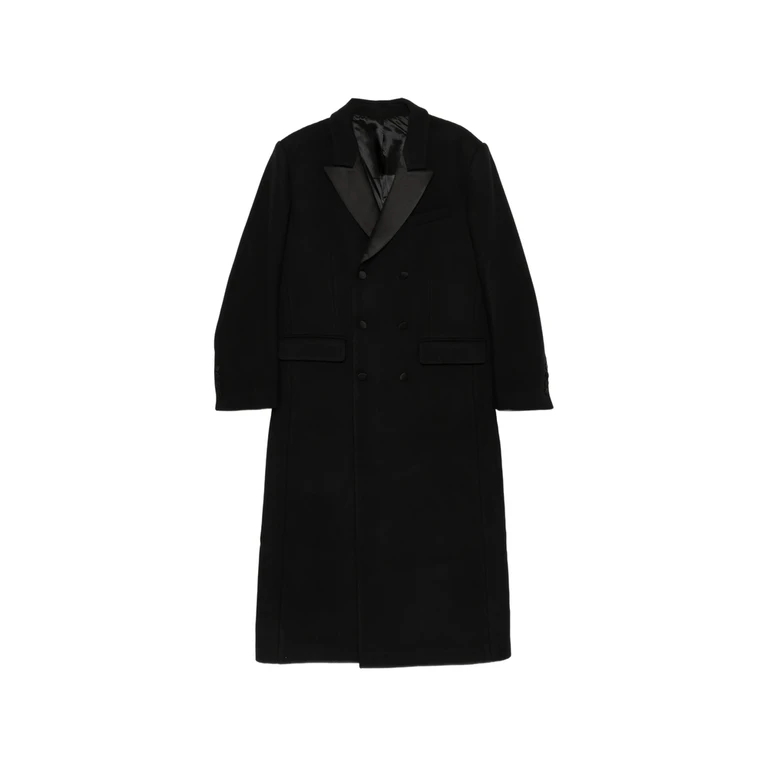 Double-breasted Peak-lapels Coat