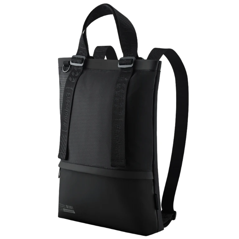 Vivobook 3-in-1 Bag backpack Rucksack Black Leather. Polyester