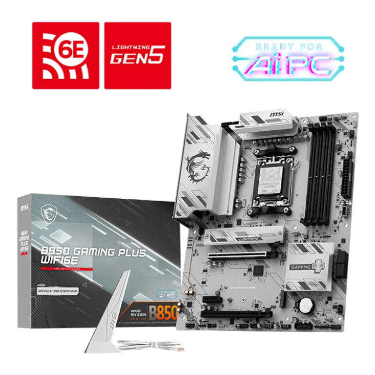 Placa base MSI B850 GAMING PLUS WIFI6E AM5 ATX