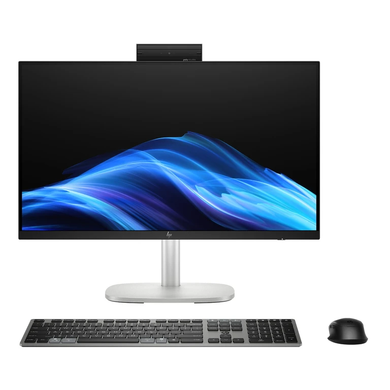 HP EliteStudio 8 All-in-One G1i 23.8 inch Desktop AI PC Intel Core Ultra 5 60.5 cm (23.8") 1920 x 1080 pixels 16 GB DDR5-SDRAM Windows 11 Pro Wi-Fi 7 (802.11be) Silver