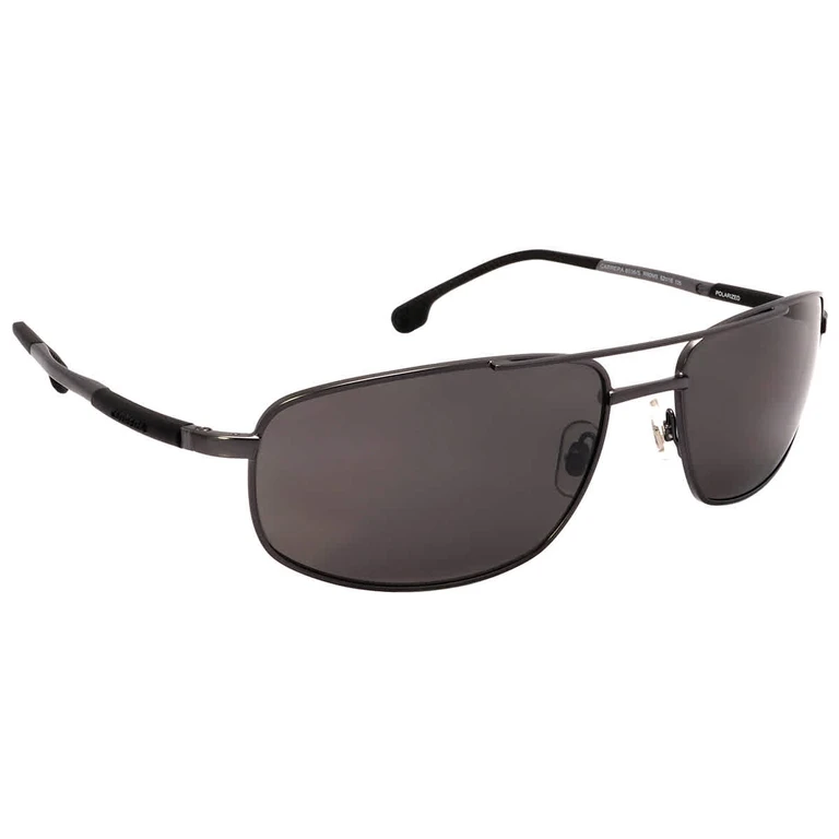 Polarized Grey Rectangular Mens Sunglasses CARRERA 8036/S 0R80/M9 62