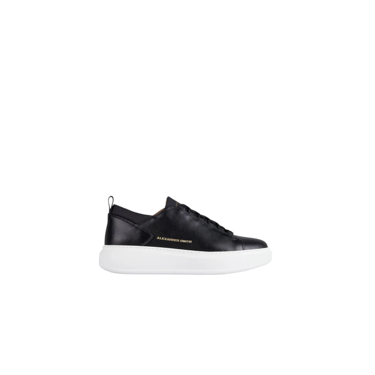 asbcwym-2264-blk Alexander Smith Men Leather Black