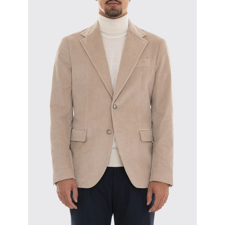 Single-Breasted Velvet Blazer with Two-Button Closure (NGM70530950WHPC800)