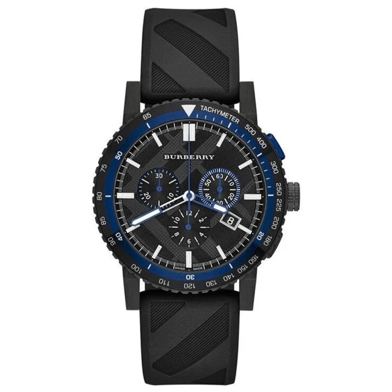 BU9806 The City Black Chronograph Men's Watch