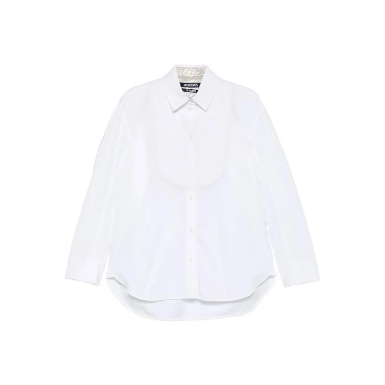 Blusa in tessuto Jacquemus bianca