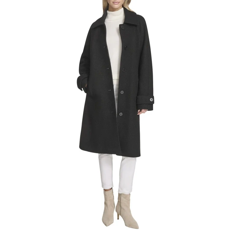 Jupiter Wool-Blend Balmacaan Coat