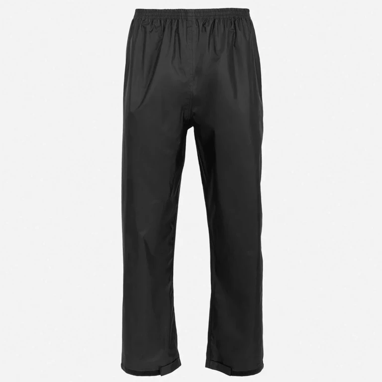 Unisex Stormguard Waterproof Trousers | Black