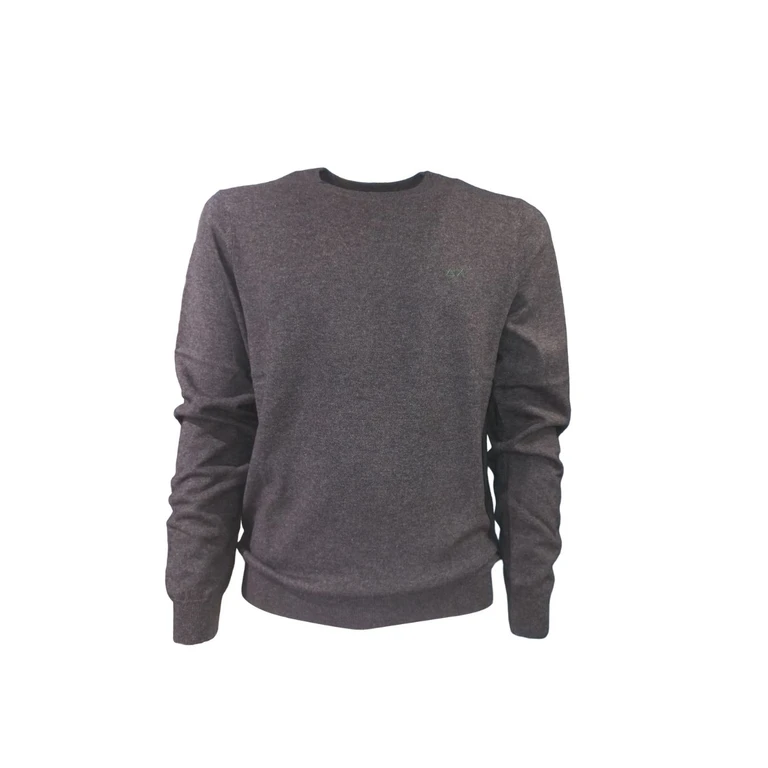 Sun68 Round Shirt Solid Grey Dark Grey K43101