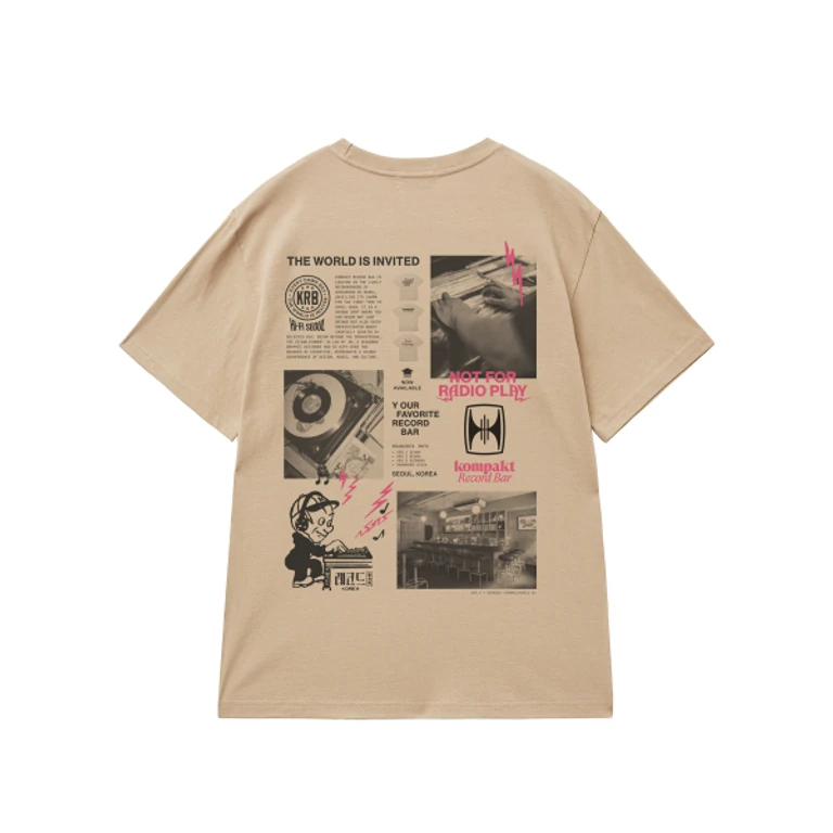 KRB New Poster T-shirt - Beige
