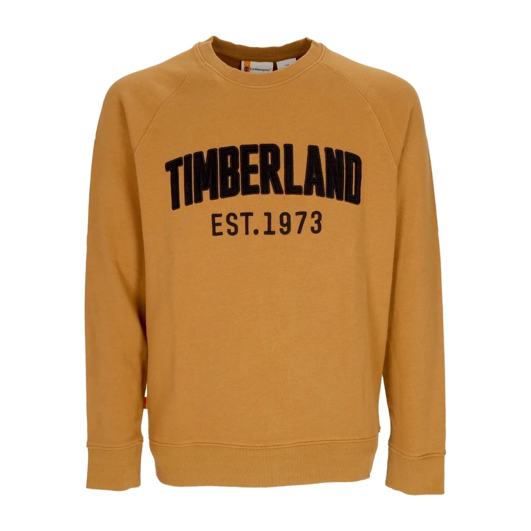 Men's Lightweight Crewneck Sweatshirt Modern Wash Brand Sweat Wheat Boot