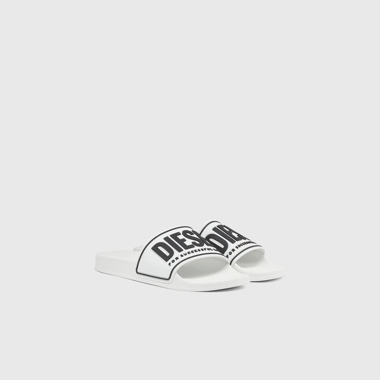 Sa-Mayemi-Pool slides with 3D logo - Slides - Man - Multicolor
