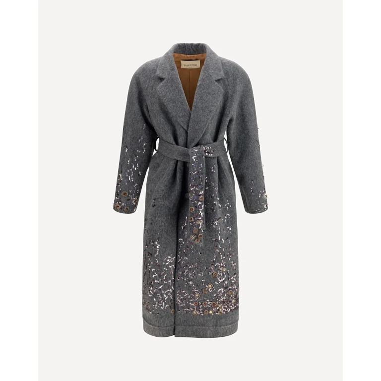 Mohair and Wool-Blend Coat Male 44