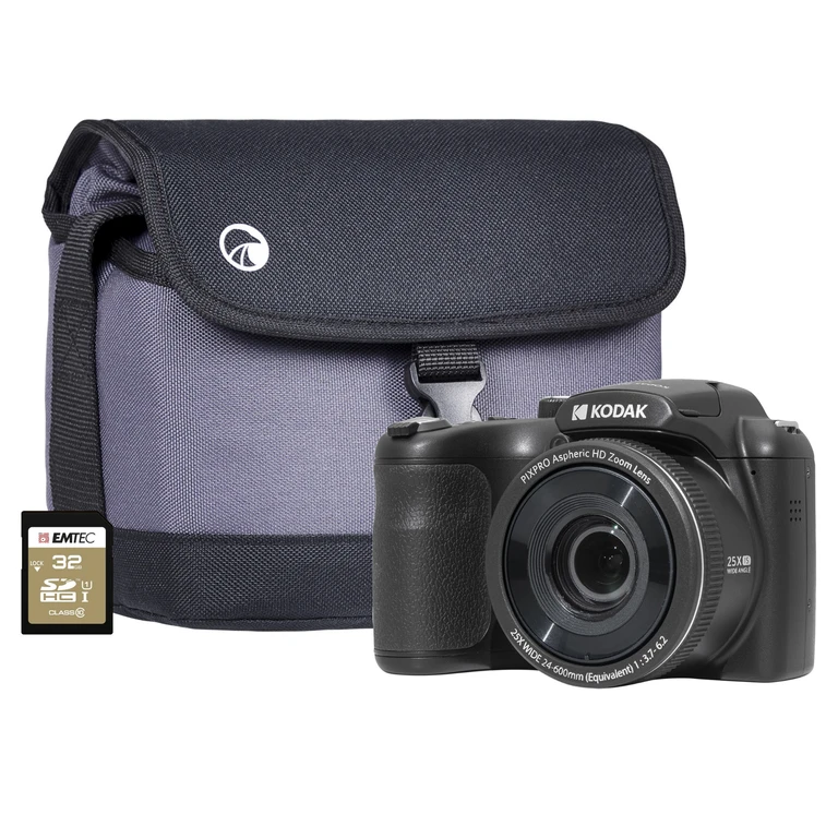 PIXPRO AZ255 16MP 25x Astro Zoom Bridge Camera - Black - Camera