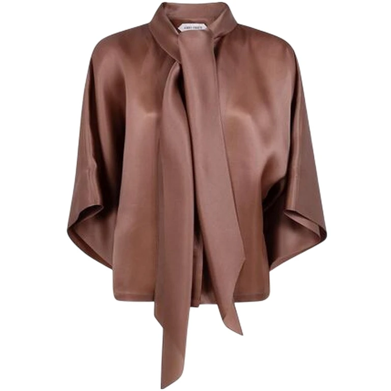 blouses and shirts woman Alberta Ferretti - triple organza shirt - pink