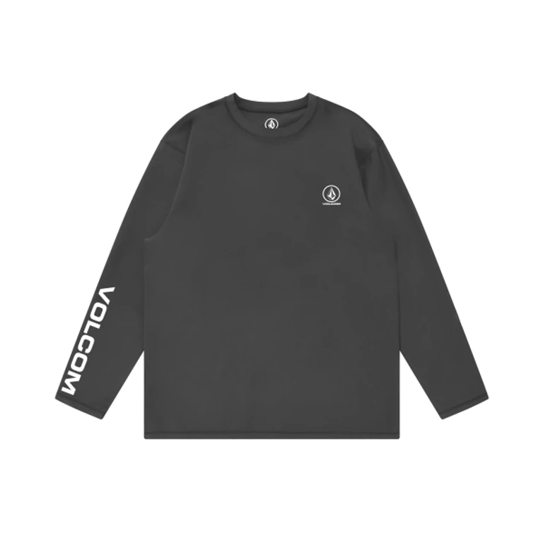 Sleeve Point Rash Guard T-Shirt (Charcoal)