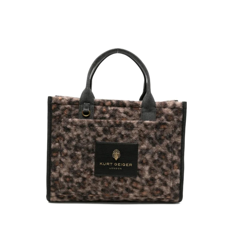Leopard Print Tote Bag "Holborn"