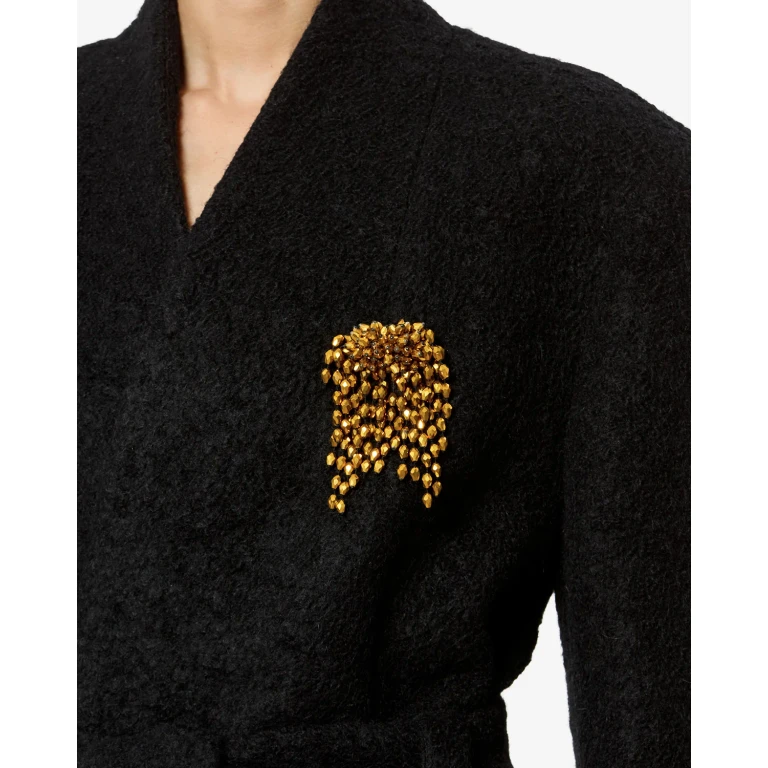 Broche Hanabi - Femme - Bronze-argenté - Isabel Marant
