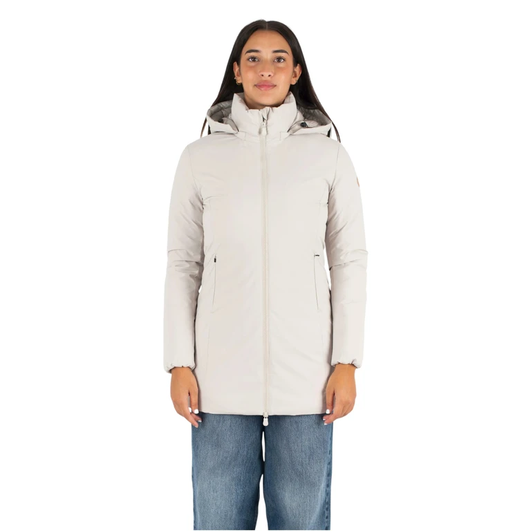 Down jacket 3/4 Woman Save The Duck d40060w-be Rachel.