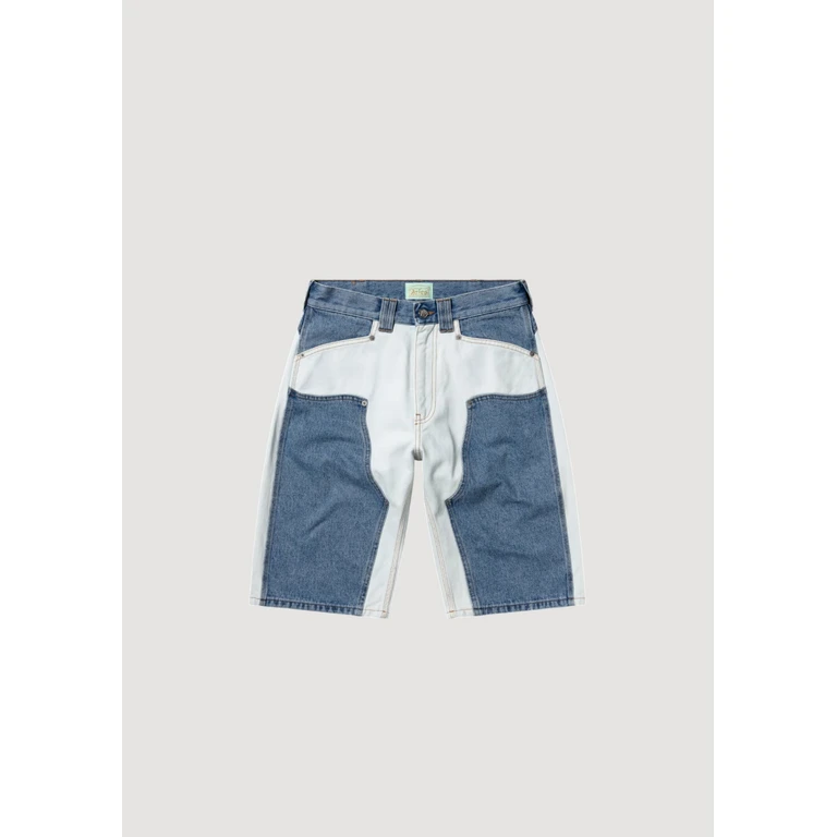 Patchwork Western Carpenter Shorts