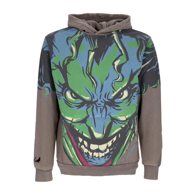 Joker Face Hoodie X Batman Charcoal Men's Hoodie