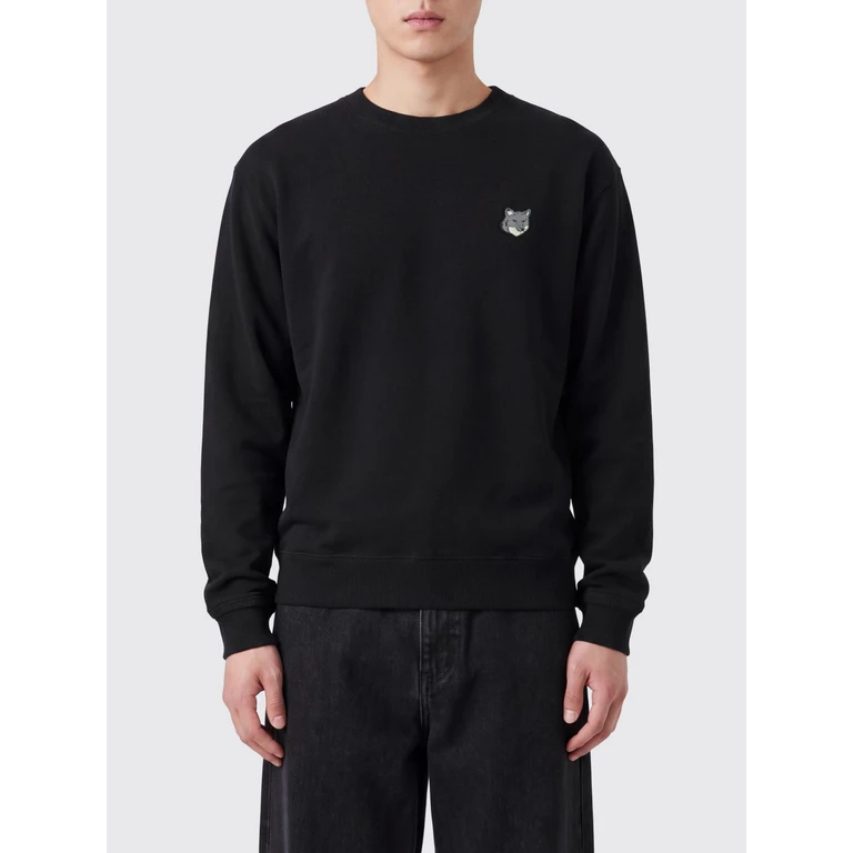 Pure Wool Crewneck Jumper with Logo Patch (MRMKJ04KT1220P199)