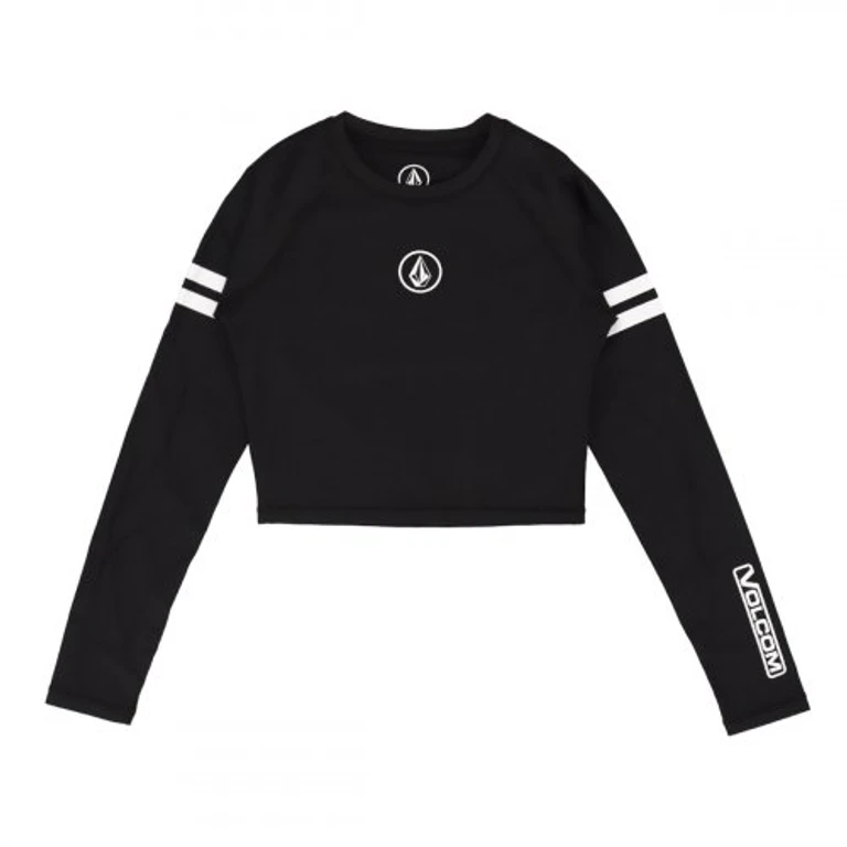 Stone Crop Slim Fit Rash Guard (Black)