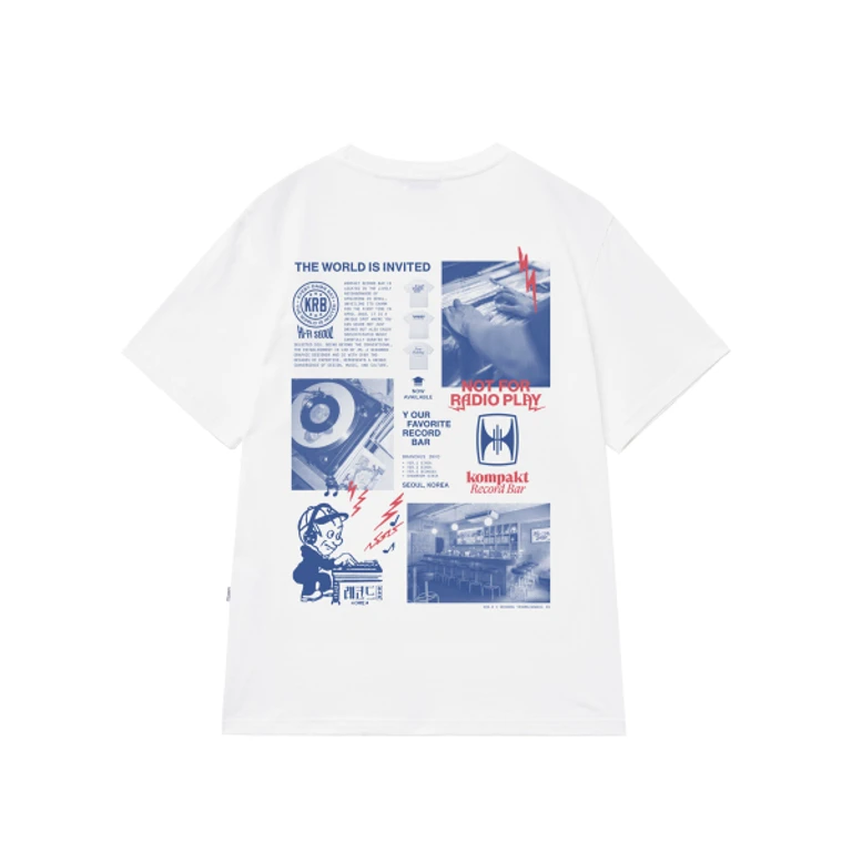 KRB New Poster T-shirt - White