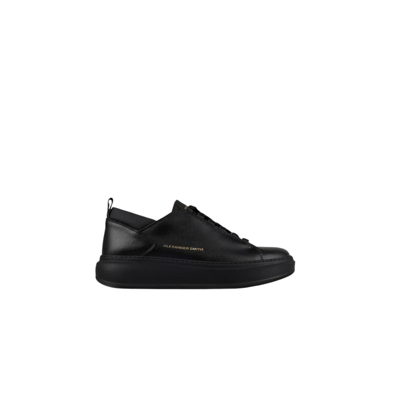 asbcwym-2263-tbk Alexander Smith Men Leather Black