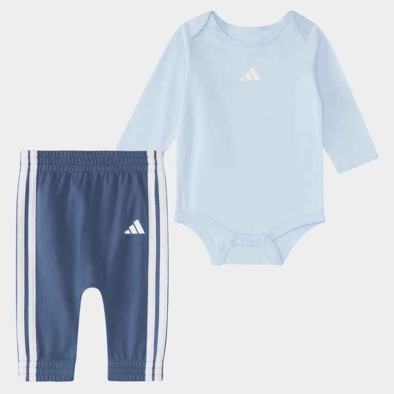 Baby 2-Piece Long Sleeve Body Shirt & Elastic Waistband Pant