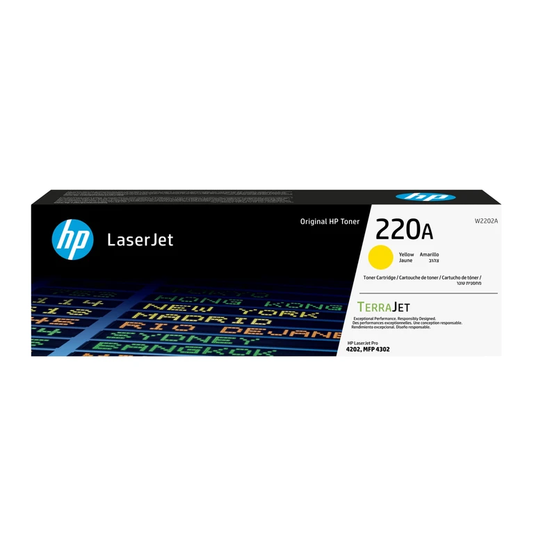 HP W2202A/220A Toner cartridge yellow. 1.8K pages ISO/IEC 19798 for HP